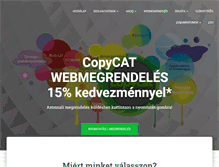 Tablet Screenshot of copycat.hu